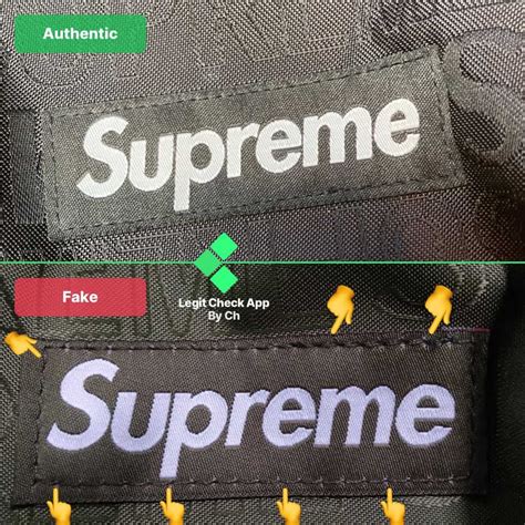 how to tell if your supreme bag is fake|how to identify a false supreme.